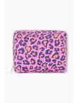 Trousse Matelassée Léopard - Rose Imprime