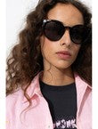 Lunettes de Soleil Femme - Marron Uni Fonce