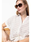 Lunettes de Soleil Femme - Marron Uni Fonce