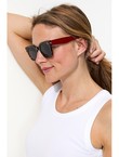 Lunettes de Soleil Femme - Marron Uni Fonce