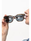 Lunettes de Soleil Femme - Marron Uni Fonce