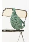 Sac-banane en Macramé Irisé - Gris Uni Fonce