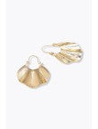Boucles D'oreilles Femme - Jaune Uni Colore