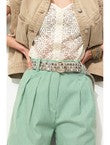 Ceinture Irisée Femme - Gris Imprime