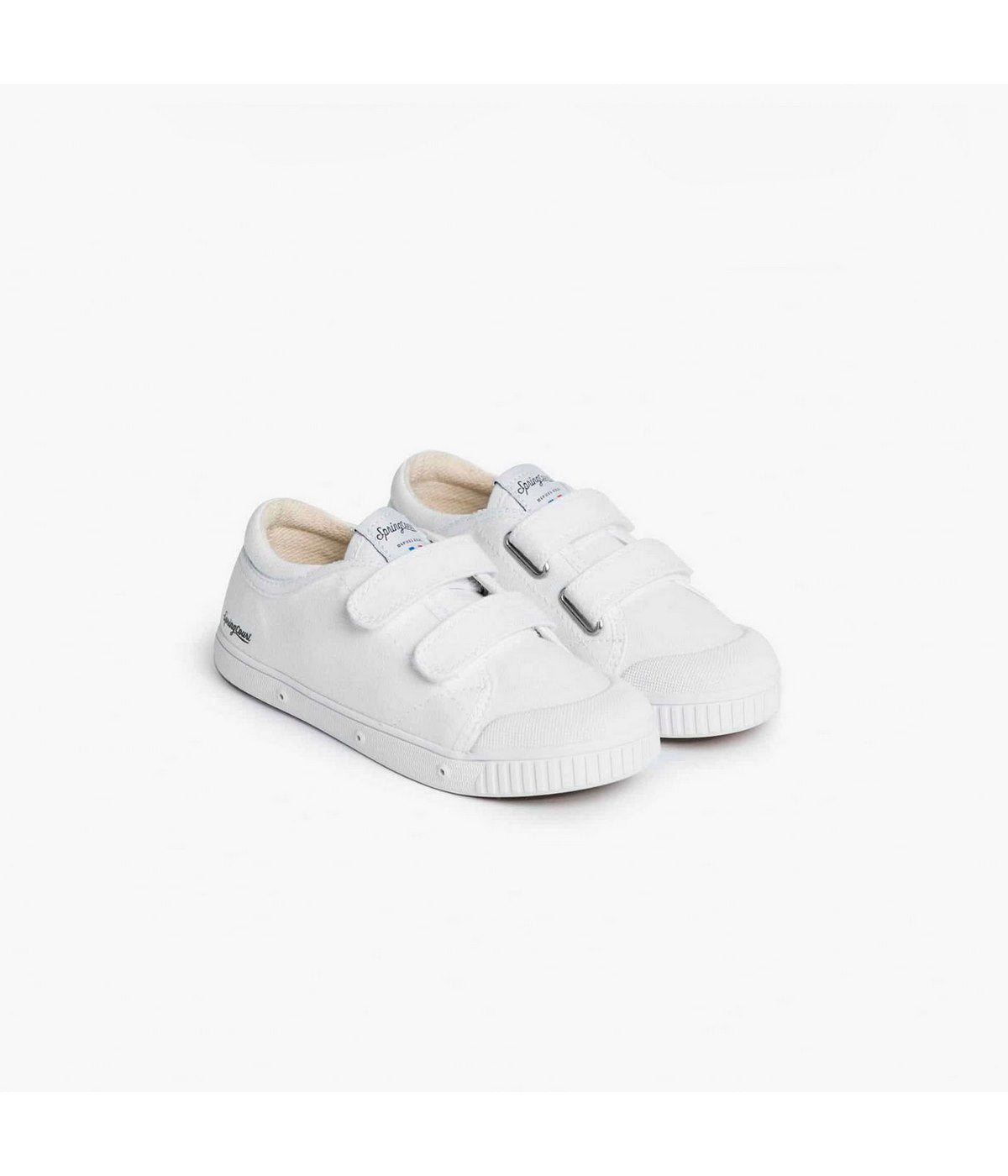 Zapatillas Bajas G2 Velcro Canvas - Blanco - Niño