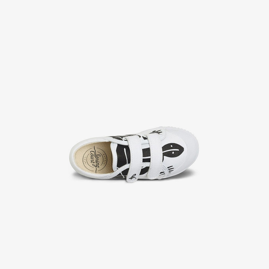 Zapatillas bajas G2 Scratch - Lona estampada - Blanco - Niño