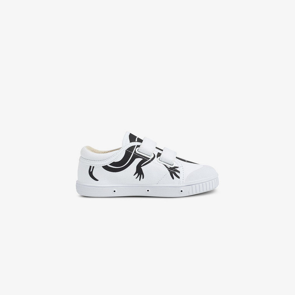 Zapatillas bajas G2 Scratch - Lona estampada - Blanco - Niño