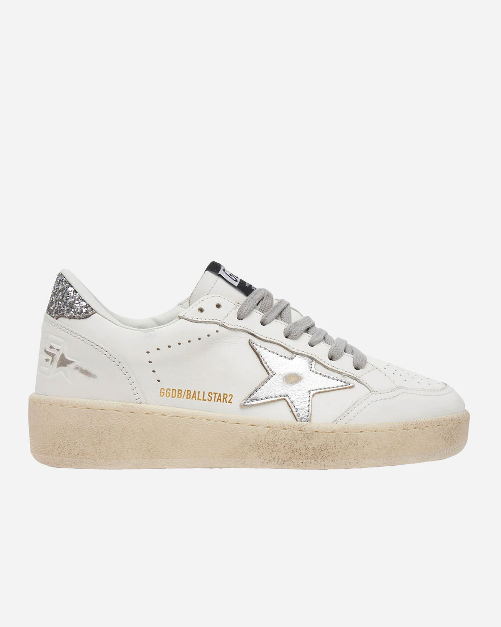 Golden Goose - Ball Star 2 White/Silver