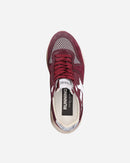 Running Sole Bordeaux/White/Silver
