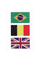 Sheet of 12 Stickers - Flags