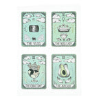Sheet Of 12 Stickers - Tarot