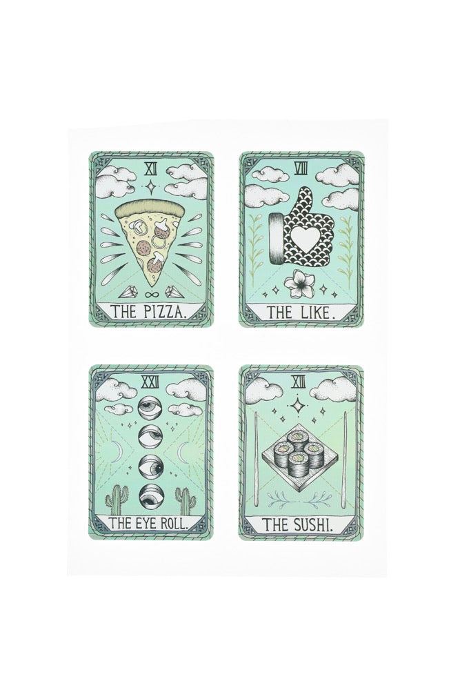 Planche De 12 Stickers - Tarot