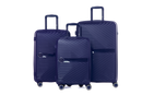 Set Of 3 Luggage 55/65/75Cm - Navy