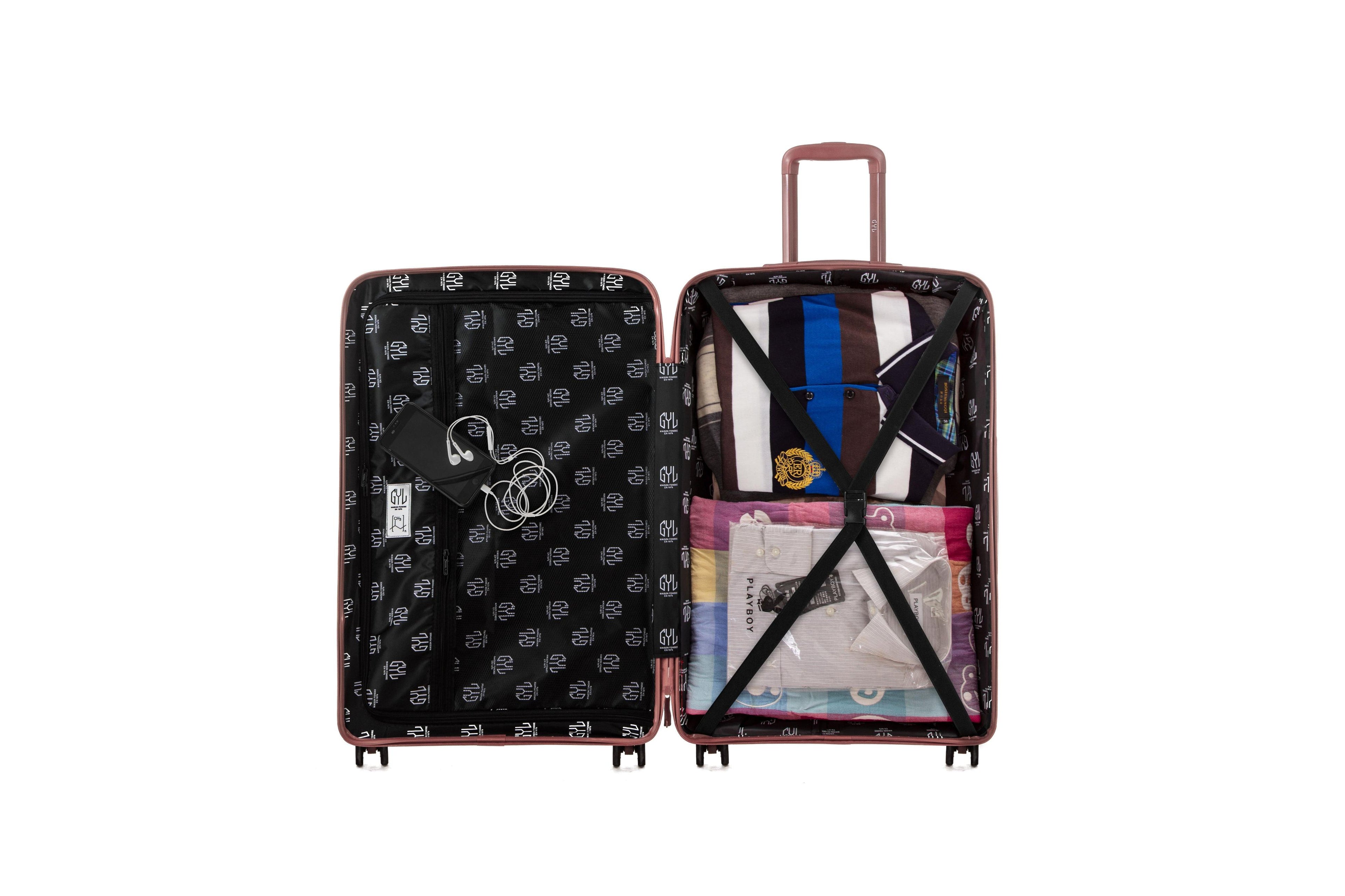 Ensemble De 2 Valises 55/75Cm - Champagne