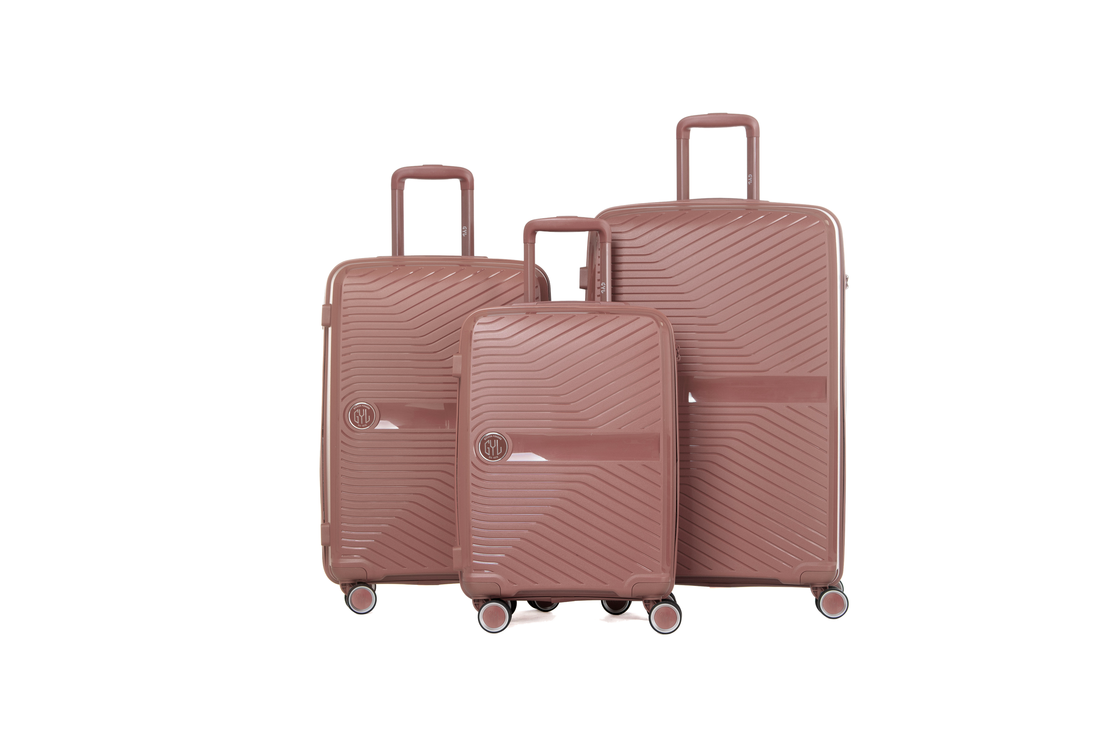 Ensemble De 2 Valises 55/75Cm - Champagne