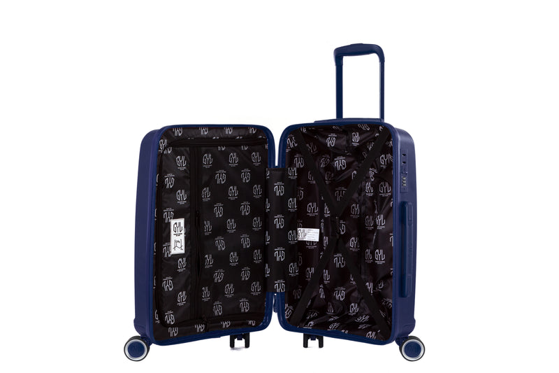 Set Of 3 Luggage 55/65/75Cm - Navy