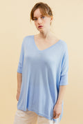 Pull Steph Oversize - Bleu