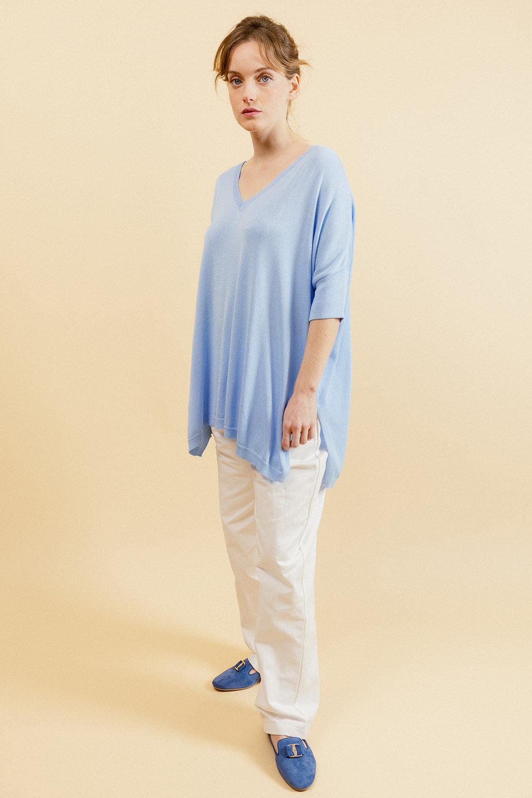 Pull Steph Oversize - Bleu
