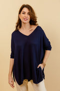 Oversized Steph Jumper - Navy