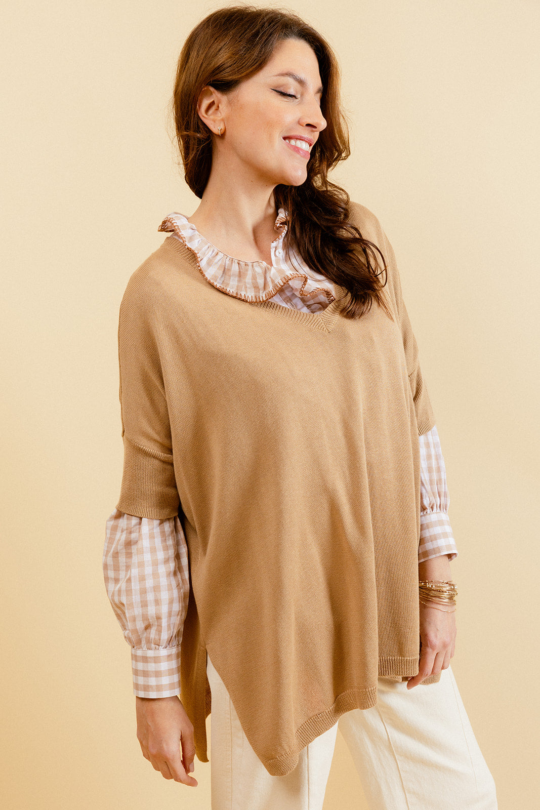 Jersey Steph Oversize - Tabaco