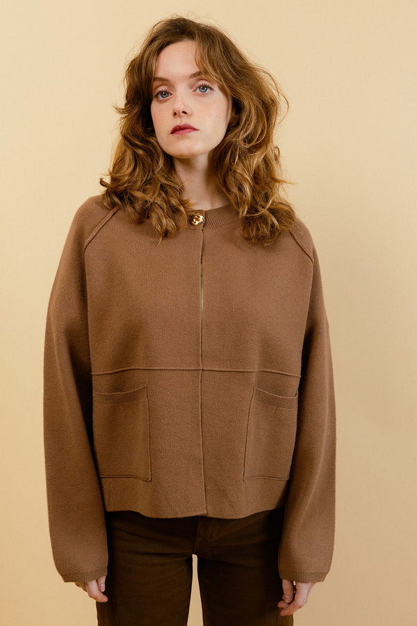 Erica Cardigan - Tobacco