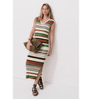 Robe-chaussette Rayée Femme - Multicolore Raye