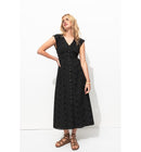 Robe en Broderie Anglaise - Noir Uni Fonce