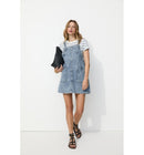 Robe Courte en Jean de Couleur - Jeans Uni Clair