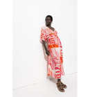 Robe Longue Imprimée - Multicolore Imprime