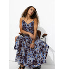 Robe à Bretelles Imprimée - Multicolore Imprime