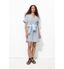 Robe-tunique Courte Rayée - Multicolore Raye