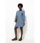 Robe Courte en Jean Femme - Jeans Uni Fonce