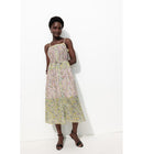 Robe Fleurie à Bretelles Femme - Multicolore Imprime