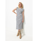 Robe T-shirt - Bleu Raye