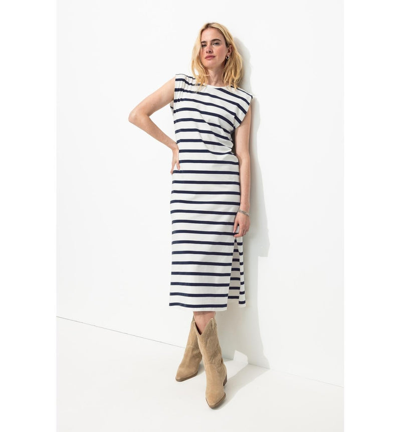 Robe T-shirt - Bleu Raye