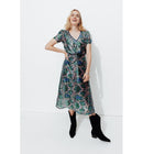 Robe Longue à Paillettes - Multicolore Imprime