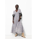 Robe Longue Imprimée Femme - Naturel Imprime