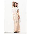 Robe Effet 2 en 1 Femme - Naturel Uni Clair