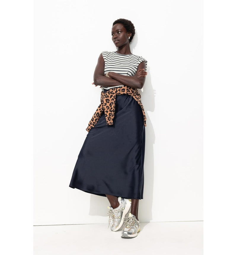 Robe Effet 2 en 1 Femme - Bleu Raye