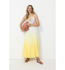 Robe Longue 2 en 1 Femme - Naturel Uni Clair