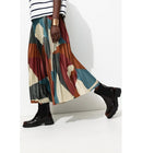Luna Jupe Plissée Femme - Multicolore Imprime
