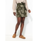 Mini-jupe Cargo Imprimée Femme - Kaki Imprime