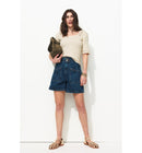 Pull en Crochet Femme - Naturel Uni Clair