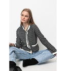 Cardigan Style Mademoiselle - Noir Imprime