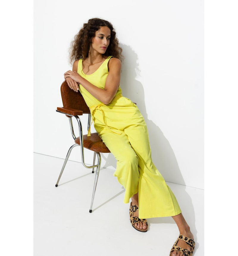 Combinaison-pantalon en Jersey - Jaune Uni Colore