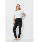 Ernest Jean Skinny Push Up - Jeans Uni Fonce