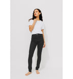 Gaspard Jean Skinny Femme - Noir Uni Fonce
