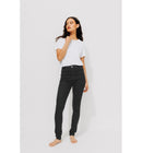 Gaspard Jean Skinny Femme - Noir Uni Fonce
