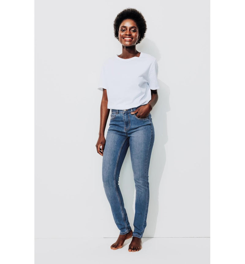 Gaspard Jean Skinny Femme - Jeans Uni Fonce