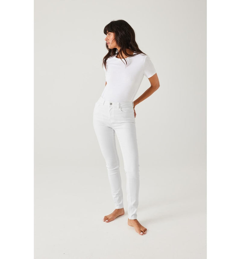 Jean Skinny Femme Gaspard - Blanc Uni Clair